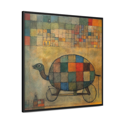 Turtle 12, Gallery Canvas Wraps, Square Frame