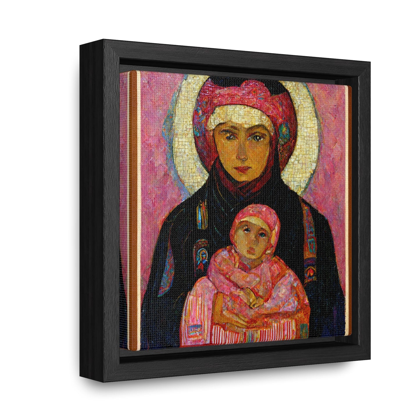 Mary and the Child 14, Valentinii, Gallery Canvas Wraps, Square Frame