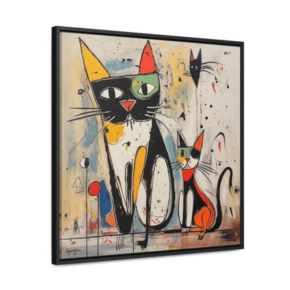 Cat 41, Gallery Canvas Wraps, Square Frame