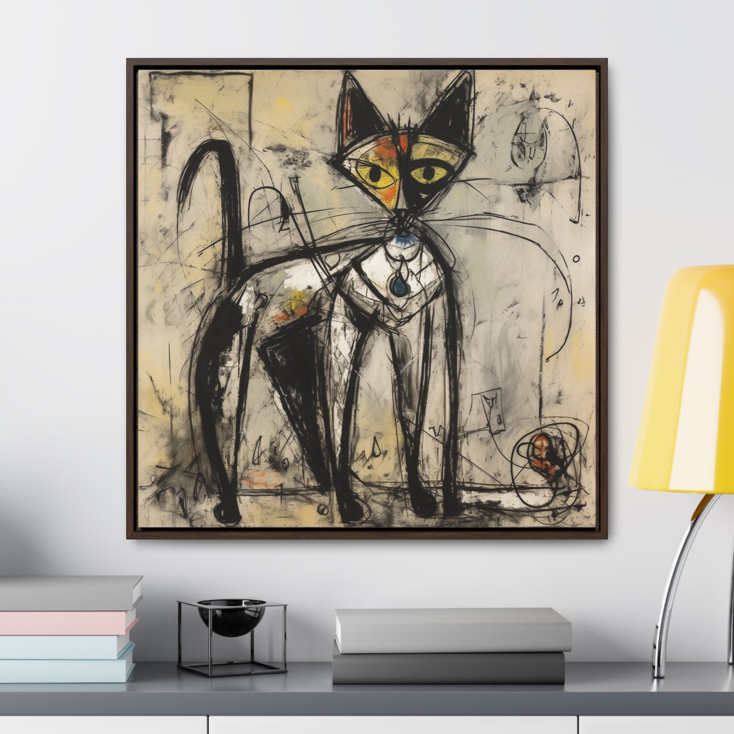 Cat 51, Gallery Canvas Wraps, Square Frame