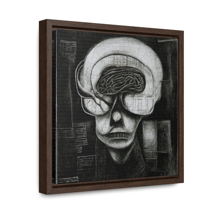 Brain 4, Valentinii, Gallery Canvas Wraps, Square Frame