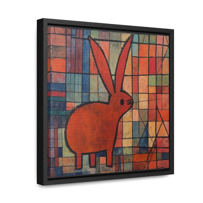 Rabbit 32, Gallery Canvas Wraps, Square Frame