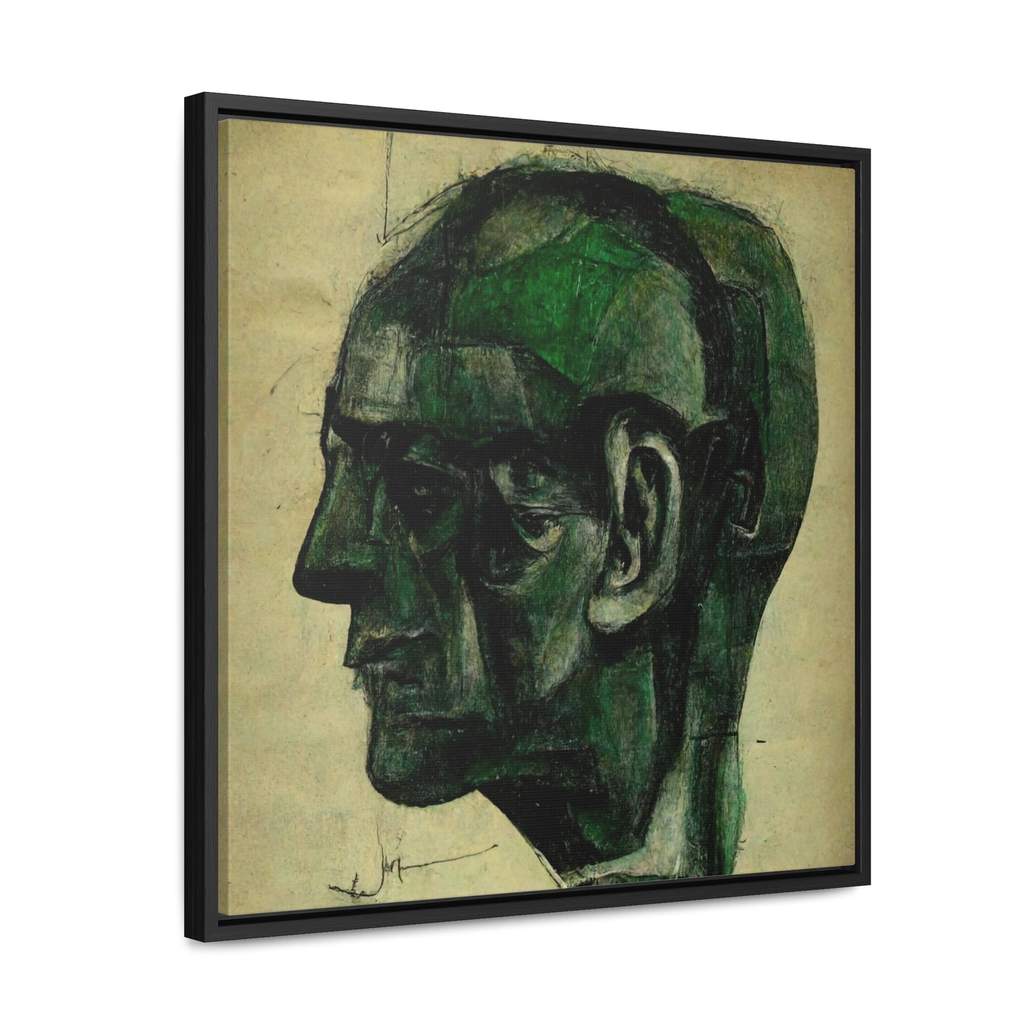 Heads 7, Valentinii, Gallery Canvas Wraps, Square Frame