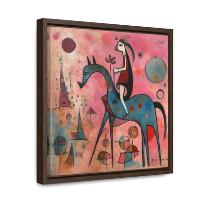 The Dreams of the Child 4, Gallery Canvas Wraps, Square Frame