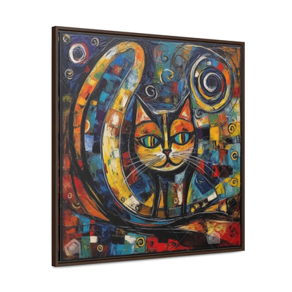 Cat 120, Gallery Canvas Wraps, Square Frame