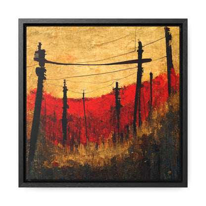 Land of the Sun 15, Valentinii, Gallery Canvas Wraps, Square Frame