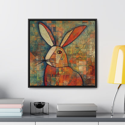 Rabbit 5, Gallery Canvas Wraps, Square Frame