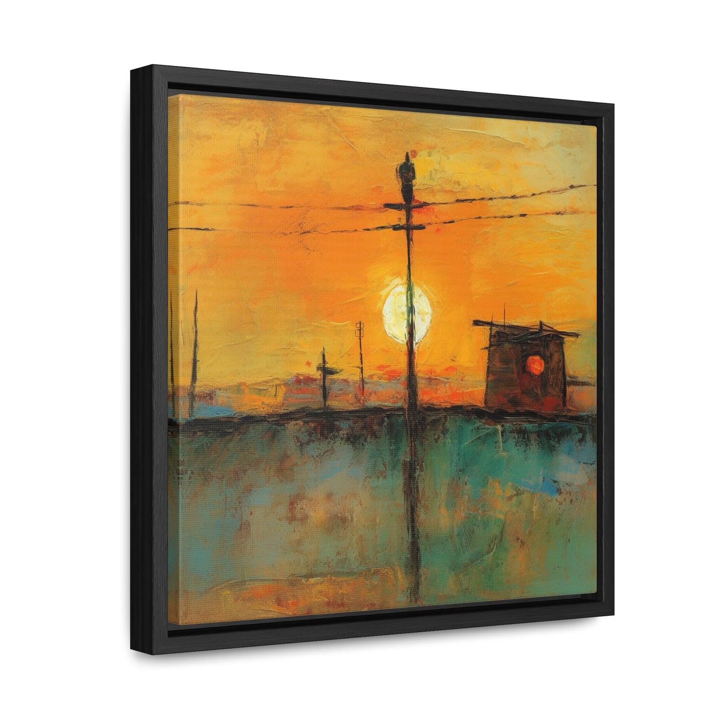 Land of the Sun 50, Valentinii, Gallery Canvas Wraps, Square Frame