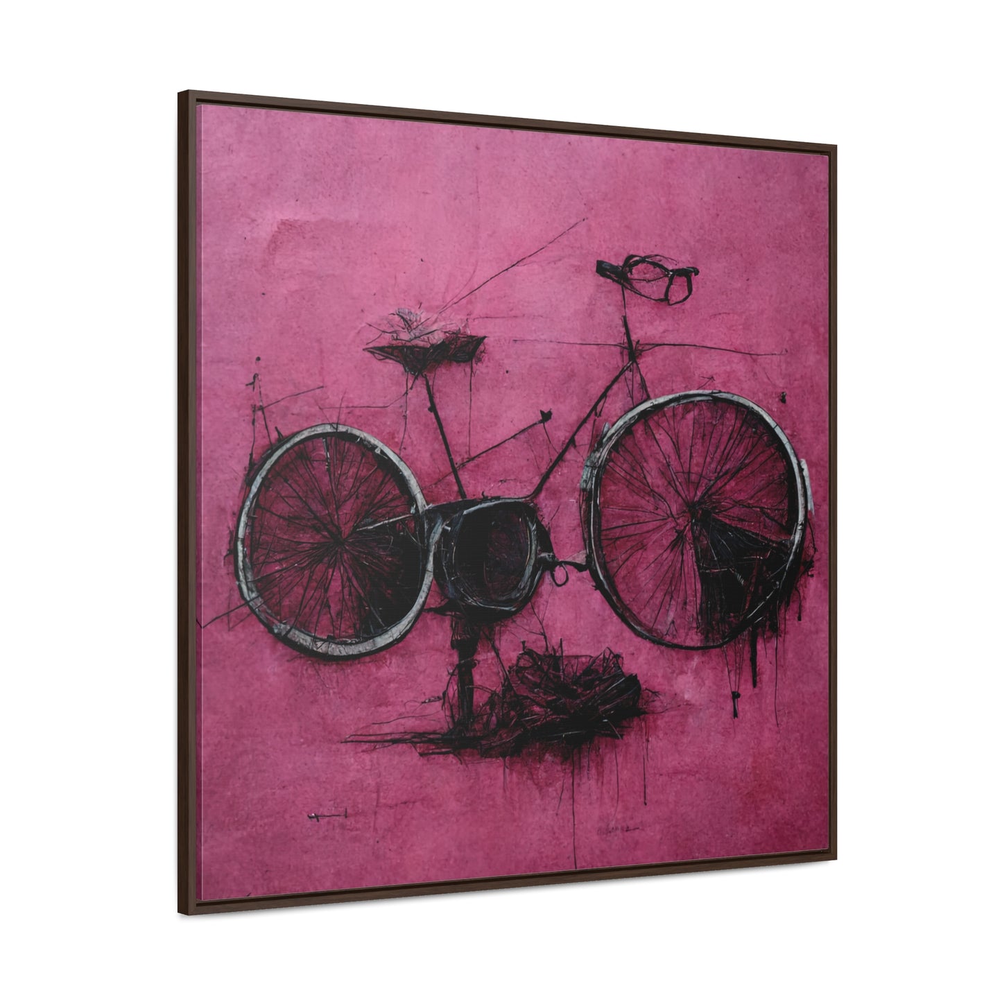 Bicycle 4, Valentinii, Gallery Canvas Wraps, Square Frame