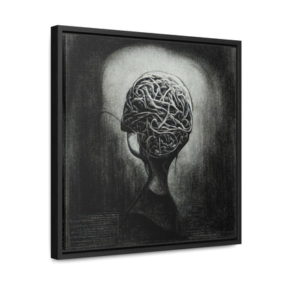 Brain 8, Valentinii, Gallery Canvas Wraps, Square Frame