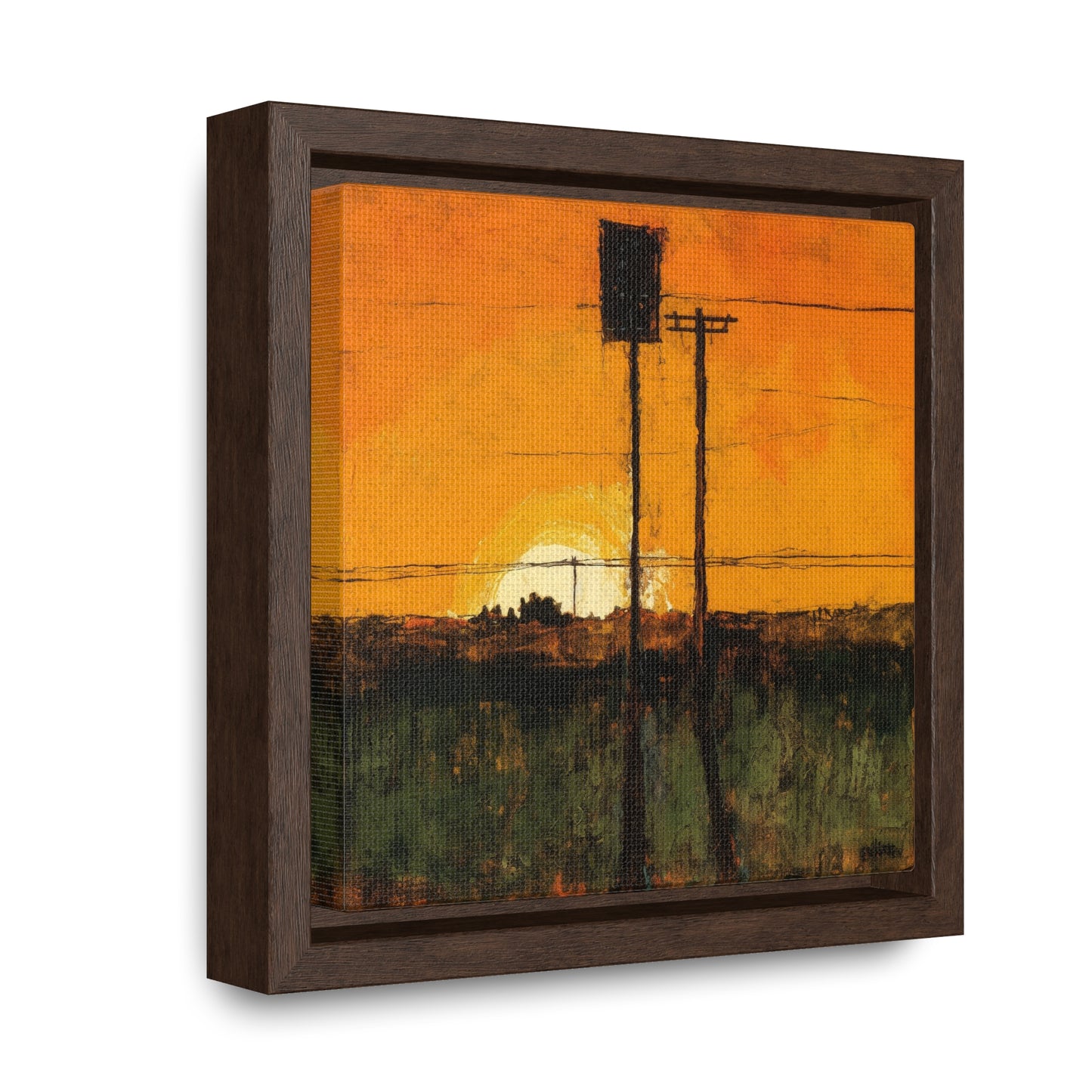 Land of the Sun 84, Valentinii, Gallery Canvas Wraps, Square Frame