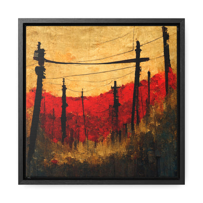 Land of the Sun 18, Valentinii, Gallery Canvas Wraps, Square Frame