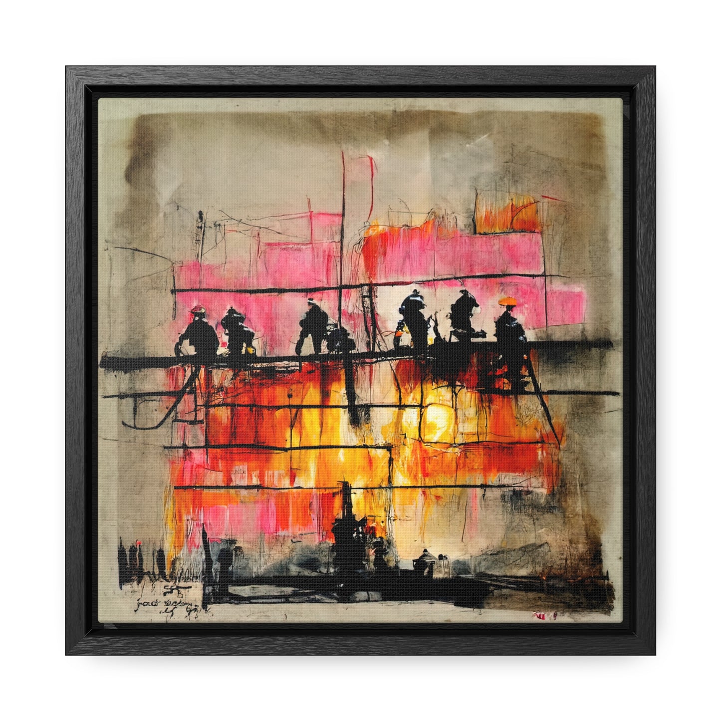 Land of the Sun 3, Valentinii, Gallery Canvas Wraps, Square Frame