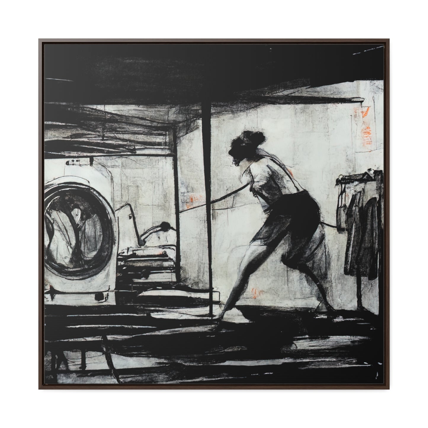 Domestic Memories 38, Valentinii, Gallery Canvas Wraps, Square Frame