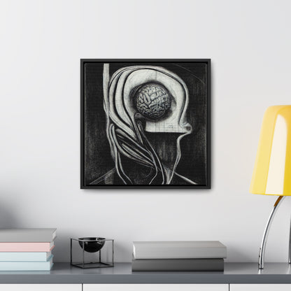 Brain 23, Valentinii, Gallery Canvas Wraps, Square Frame