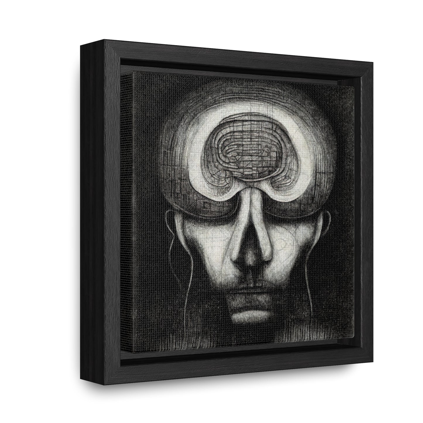 Brain 57, Valentinii, Gallery Canvas Wraps, Square Frame