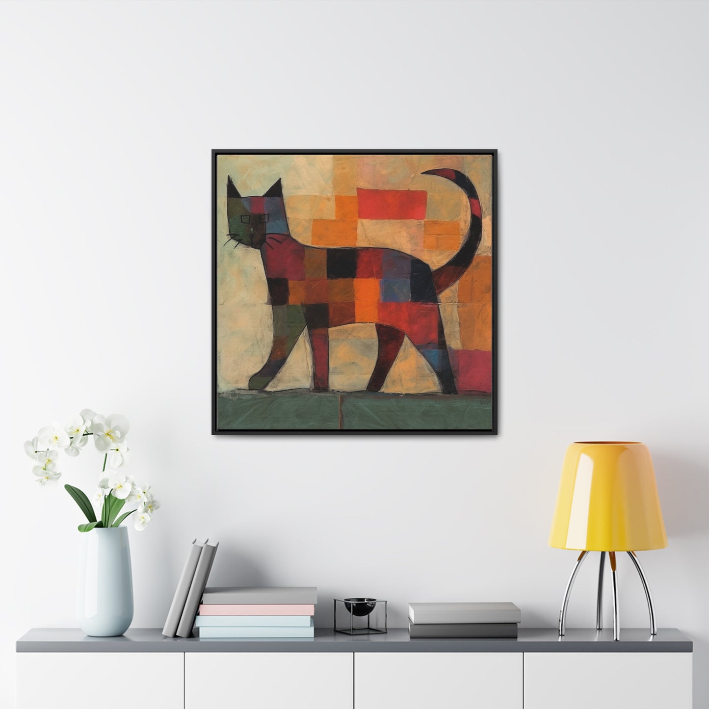 Cat 26, Gallery Canvas Wraps, Square Frame