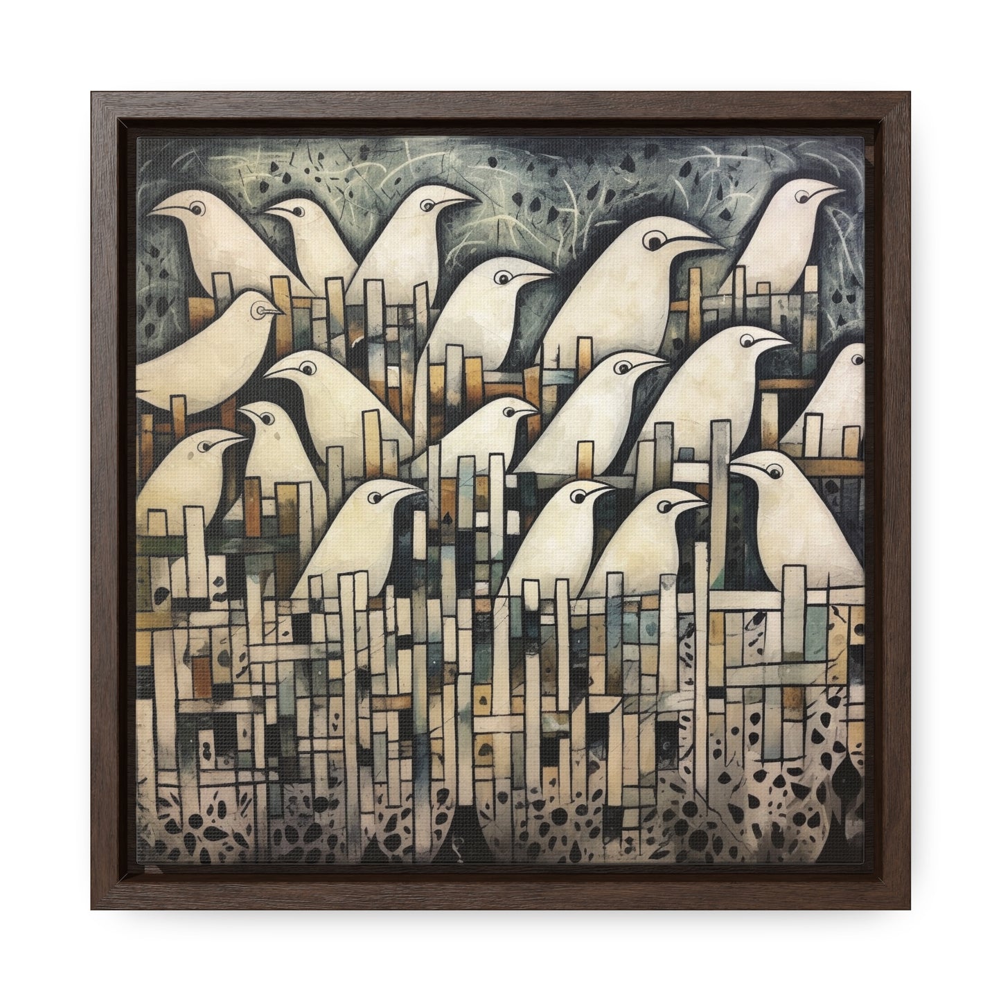 Bird 37, Gallery Canvas Wraps, Square Frame