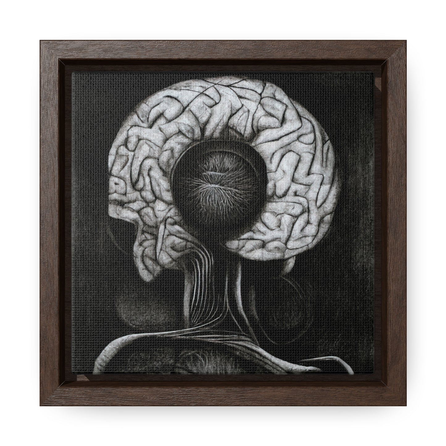 Brain 40, Valentinii, Gallery Canvas Wraps, Square Frame