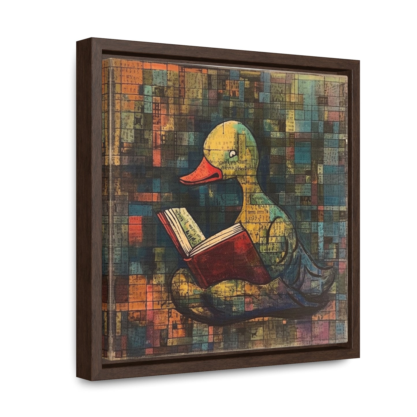 Duck 3, Gallery Canvas Wraps, Square Frame