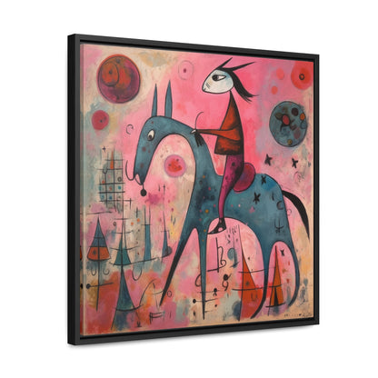 The Dreams of the Child 53, Gallery Canvas Wraps, Square Frame