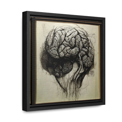 Brain 56, Valentinii, Gallery Canvas Wraps, Square Frame