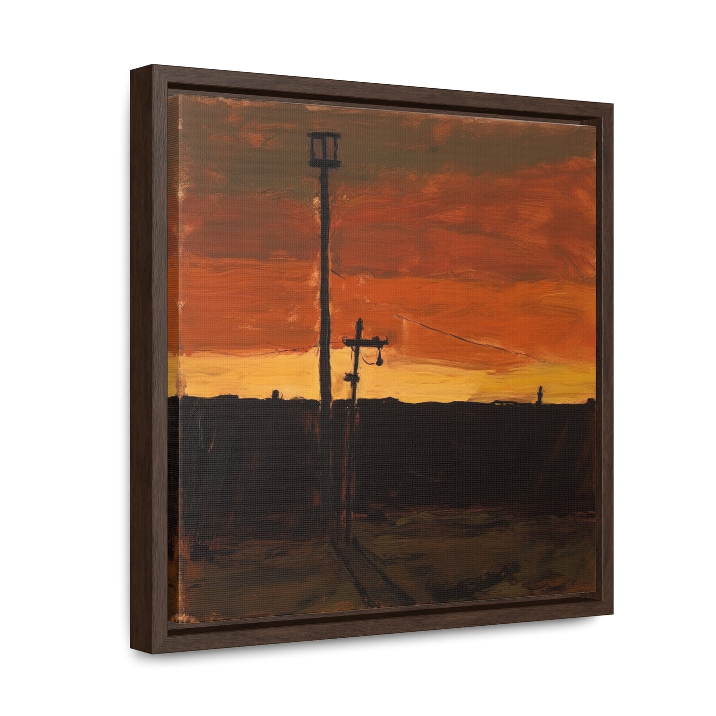 Land of the Sun 77, Valentinii, Gallery Canvas Wraps, Square Frame