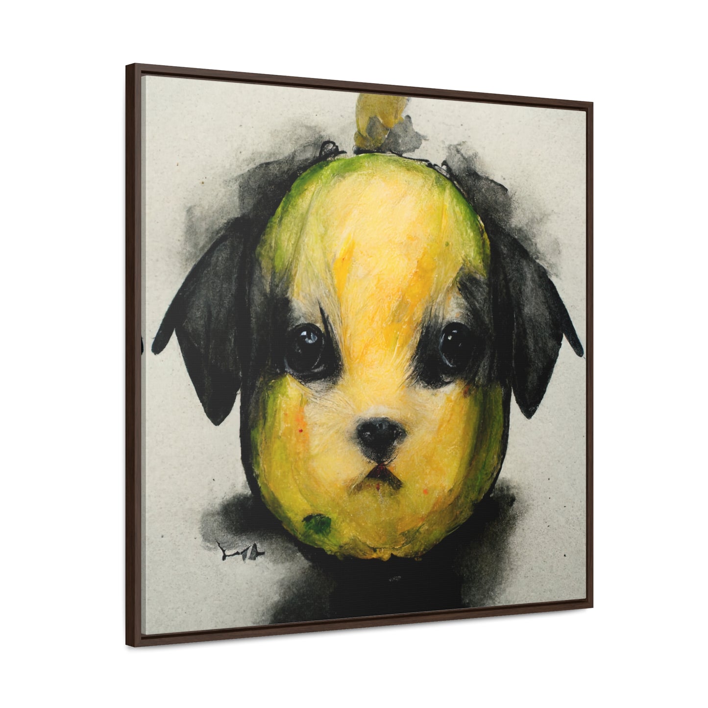 Dogs and Puppies 6, Valentinii, Gallery Canvas Wraps, Square Frame