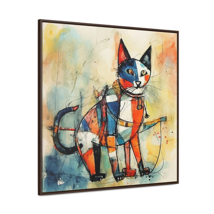 Cat 103, Gallery Canvas Wraps, Square Frame