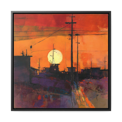 Land of the Sun 73, Valentinii, Gallery Canvas Wraps, Square Frame