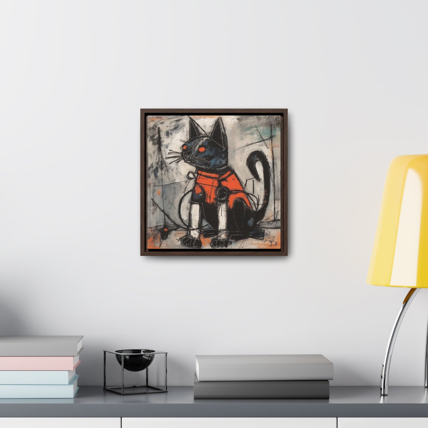 Cat 86, Gallery Canvas Wraps, Square Frame