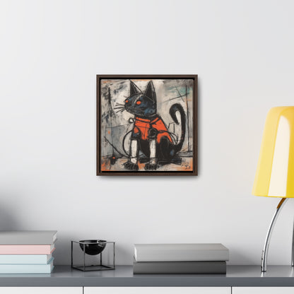 Cat 86, Gallery Canvas Wraps, Square Frame