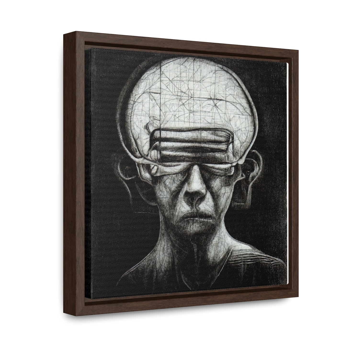 Brain 13, Valentinii, Gallery Canvas Wraps, Square Frame