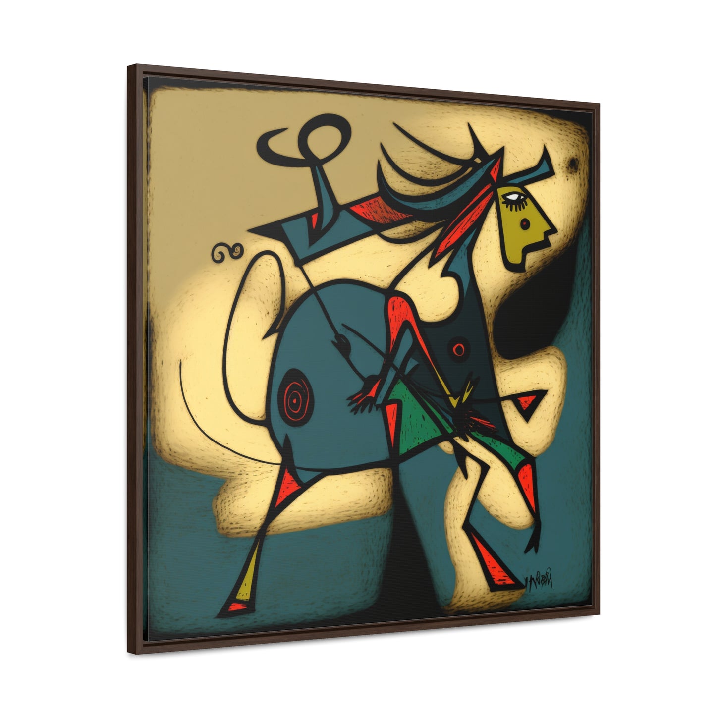 Naivia 7, Gallery Canvas Wraps, Square Frame