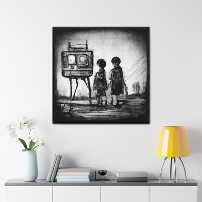 Childhood Wave 7, Valentinii, Gallery Canvas Wraps, Square Frame