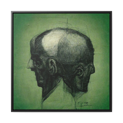 Heads 17, Valentinii, Gallery Canvas Wraps, Square Frame