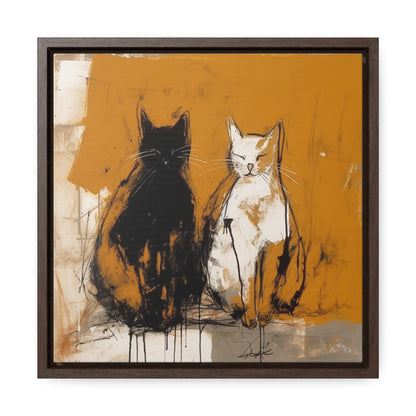 Cat 16, Gallery Canvas Wraps, Square Frame