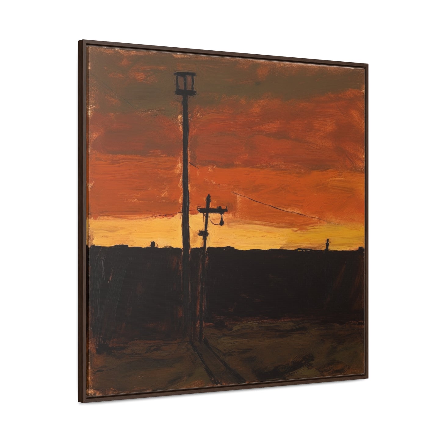 Land of the Sun 77, Valentinii, Gallery Canvas Wraps, Square Frame