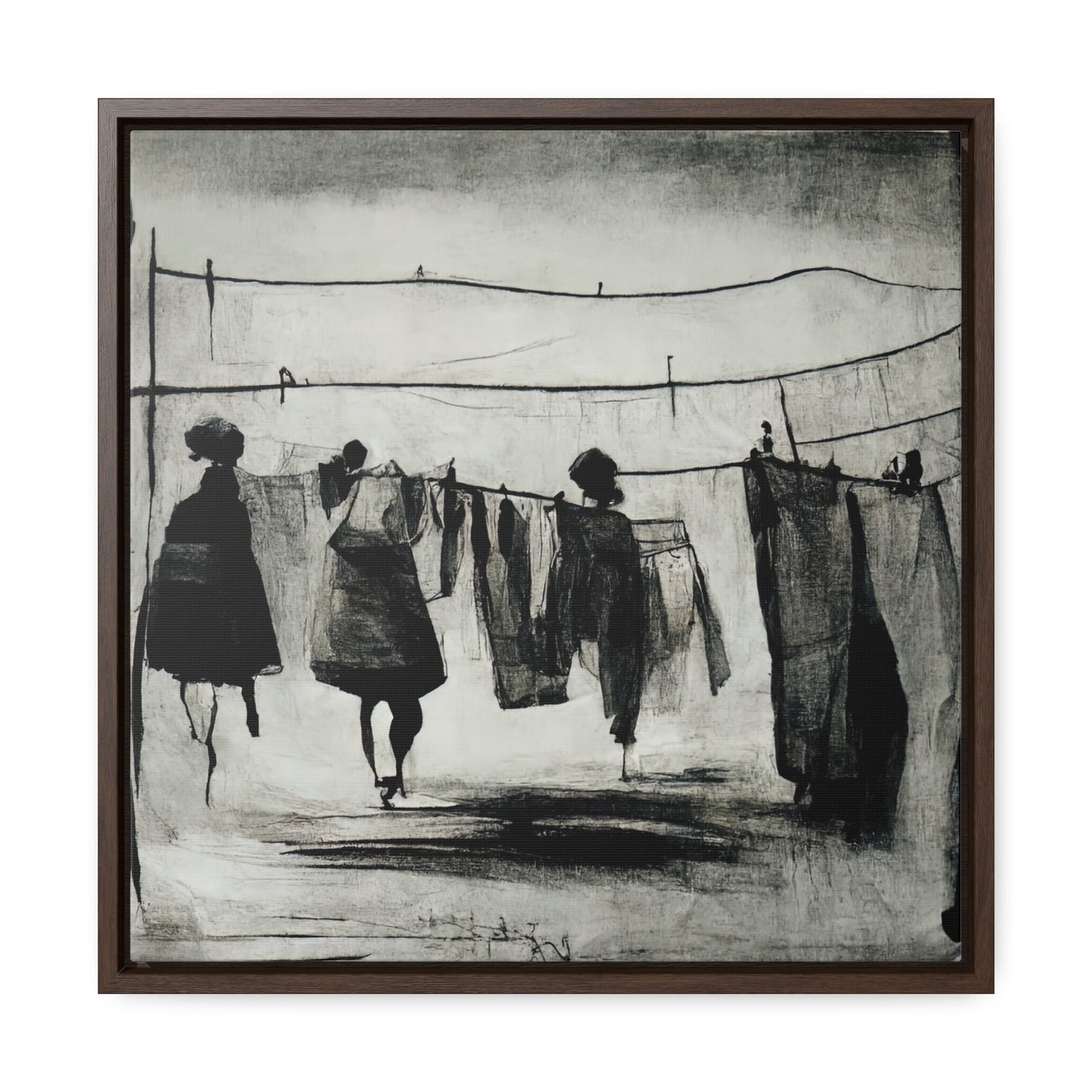 Domestic Memories 6, Valentinii, Gallery Canvas Wraps, Square Frame