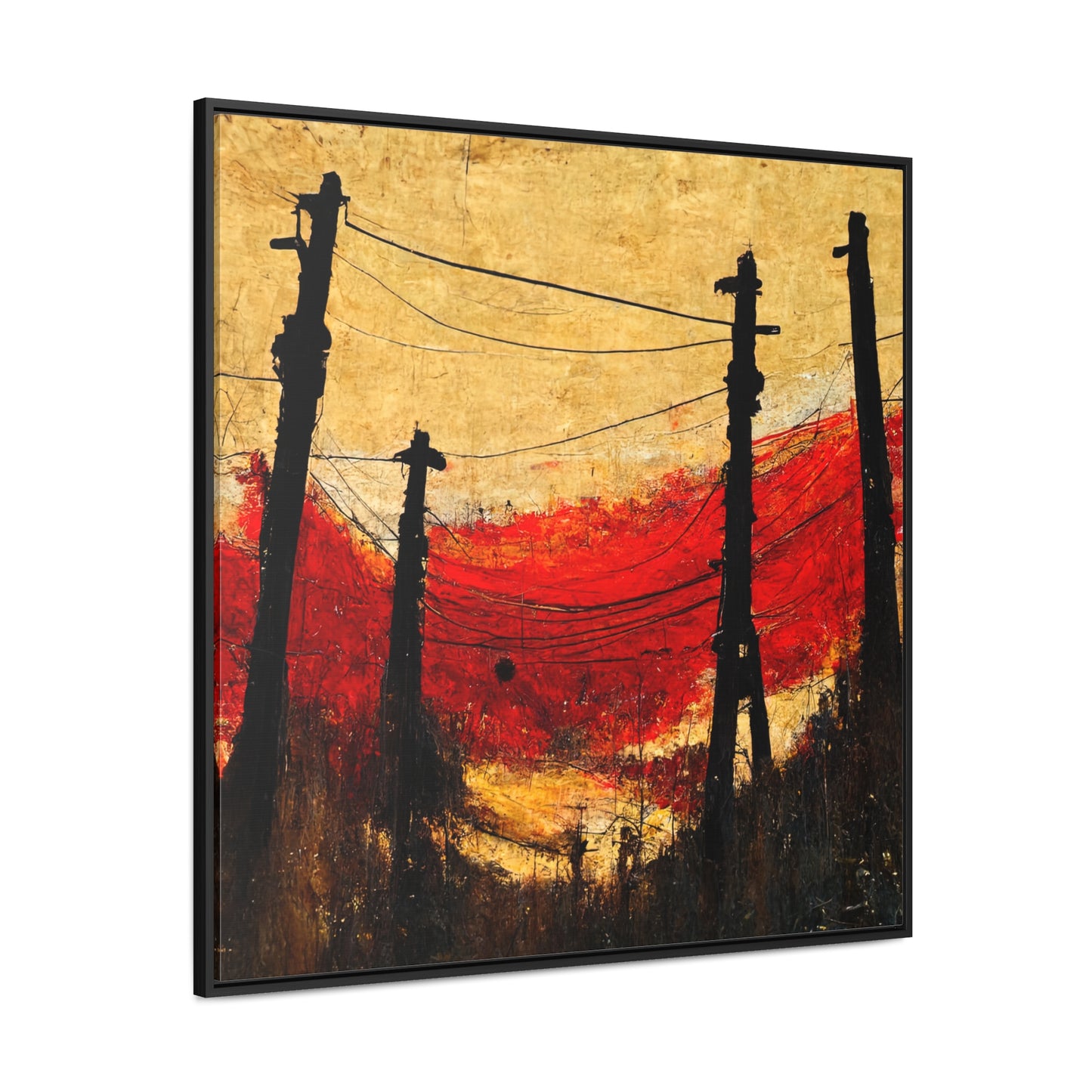 Land of the Sun 22, Valentinii, Gallery Canvas Wraps, Square Frame