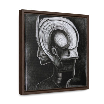 Brain 41, Valentinii, Gallery Canvas Wraps, Square Frame