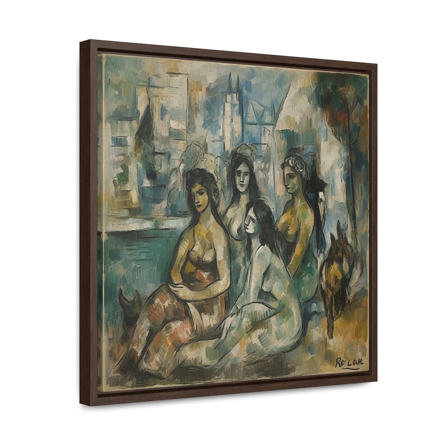 Women 7, Valentinii, Gallery Canvas Wraps, Square Frame