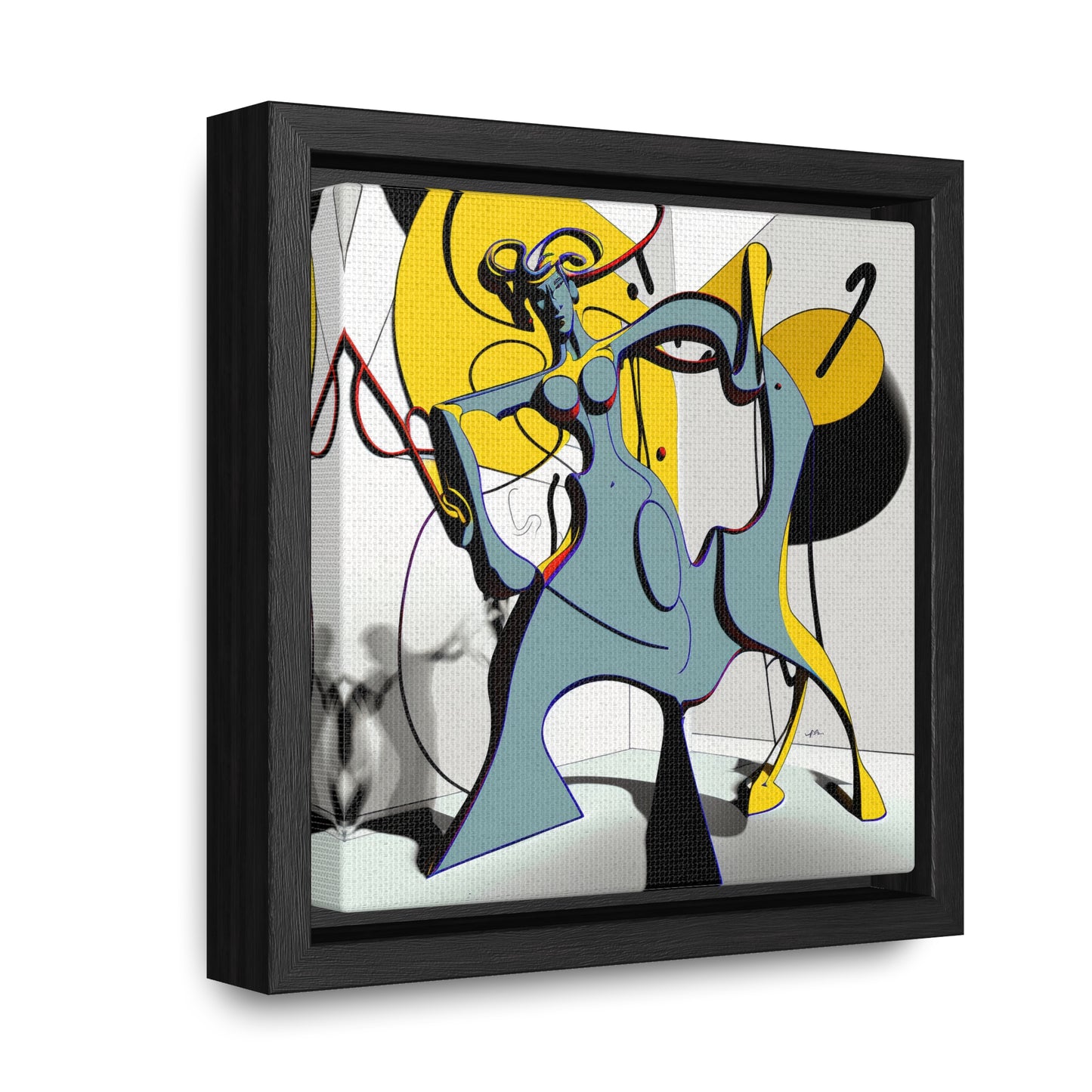 Naivia 4, Gallery Canvas Wraps, Square Frame