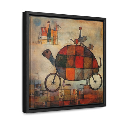 Turtle, Gallery Canvas Wraps, Square Frame