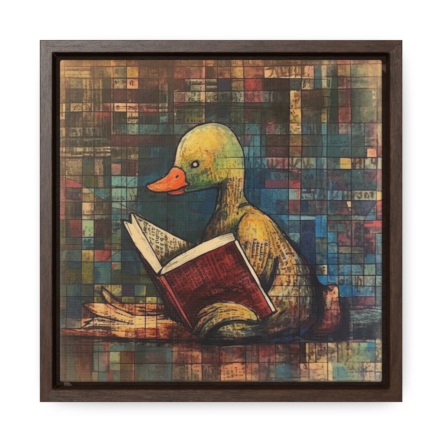 Duck 4, Gallery Canvas Wraps, Square Frame