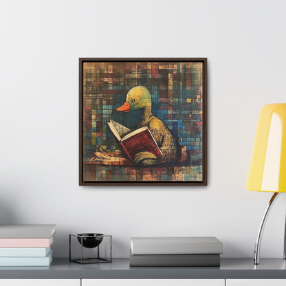 Duck 4, Gallery Canvas Wraps, Square Frame