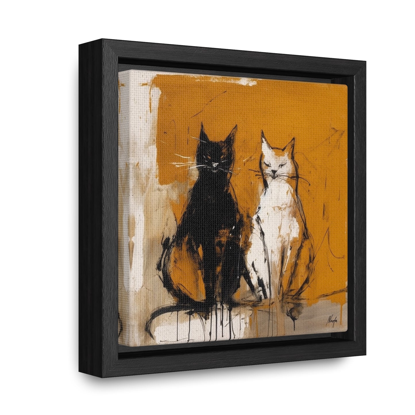 Cat 17, Gallery Canvas Wraps, Square Frame