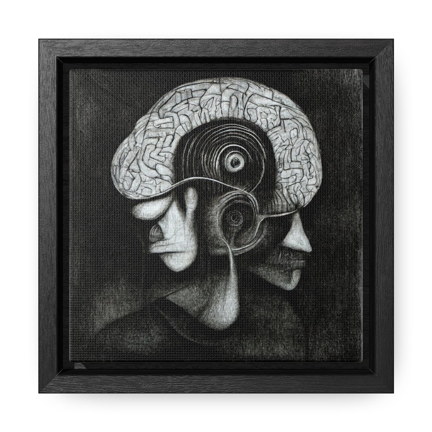 Brain 6, Valentinii, Gallery Canvas Wraps, Square Frame