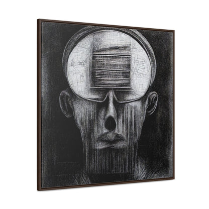 Brain 48, Valentinii, Gallery Canvas Wraps, Square Frame