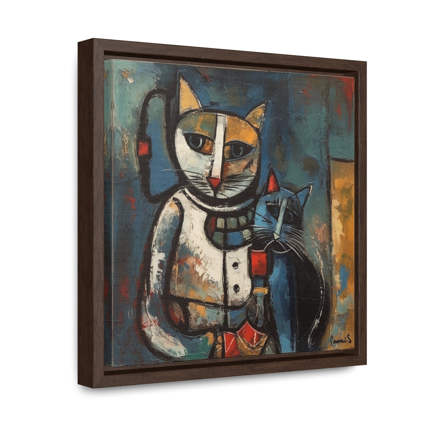 Cat 29, Gallery Canvas Wraps, Square Frame